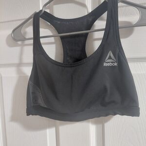 Reebok Black Athletic Sports Bra